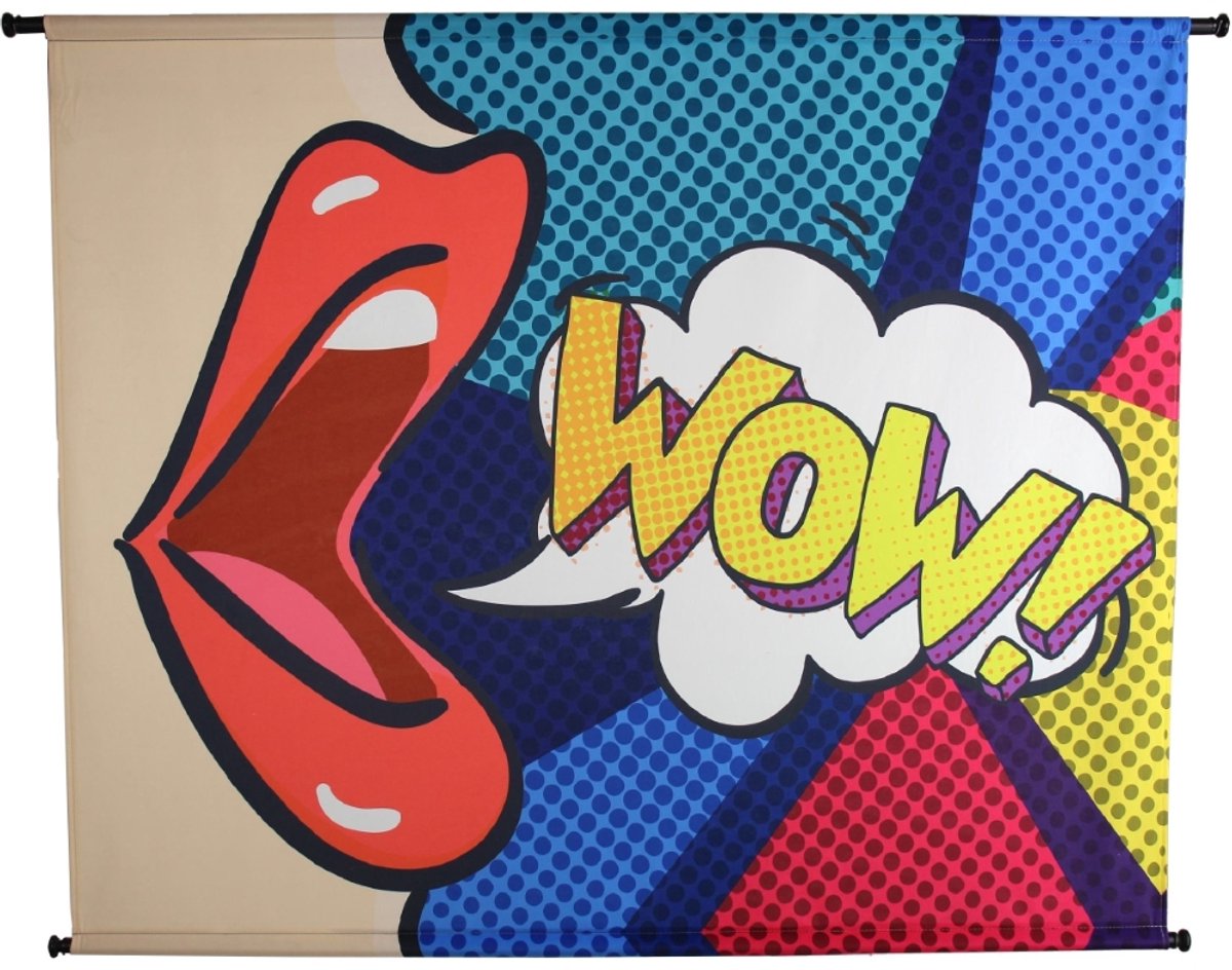 Serviette murale collection hd wow multi 146x3x110cm