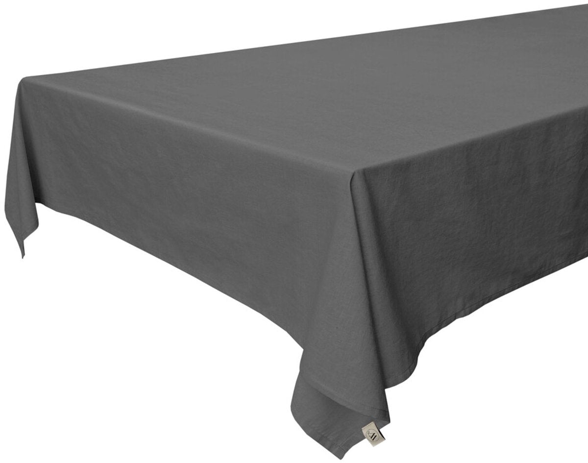 Nappe Walra joli lin - 140x320 - 50% coton (bci) 50% lin - anthracite