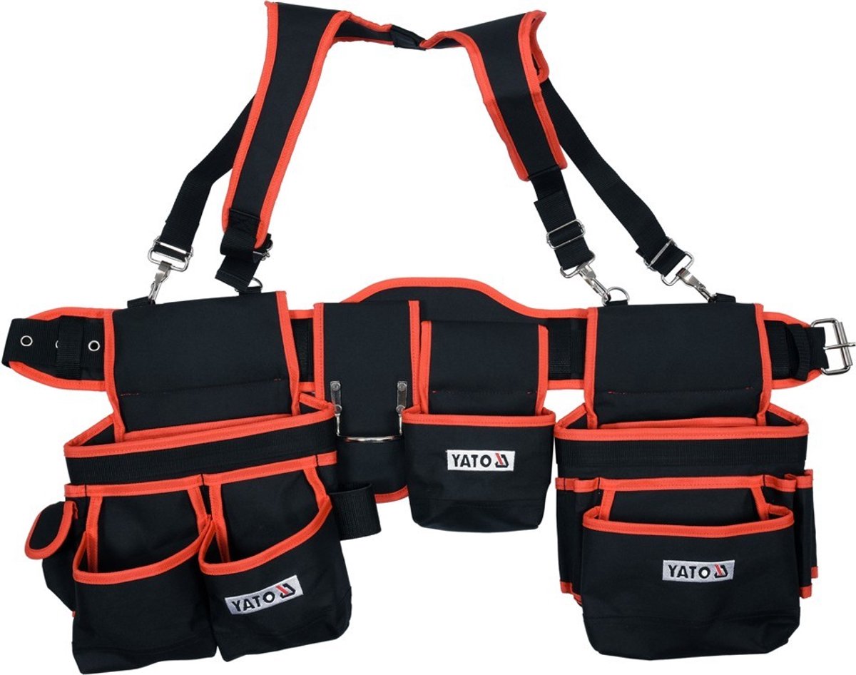 Yato -ceinture à outils-avec-bretelles-128-cm-polyester
