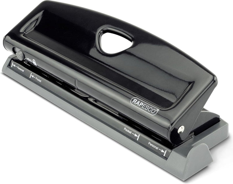 Unbranded Sans Marque 1725 Perforatrice réglable à 6 trous, capacité de 9 trous, noir