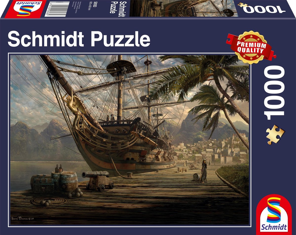 Puzzle Schmidt Bateau à l'ancre - 1000 pièces - à partir de 12 ans