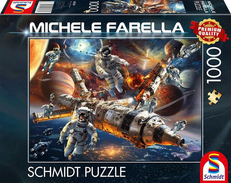 Schmidt - puzzle - mondes stellaires magiques, en apesanteur dans l'espace - Michele Farella - 1000 pièces - adultes - à partir de 12 ans
