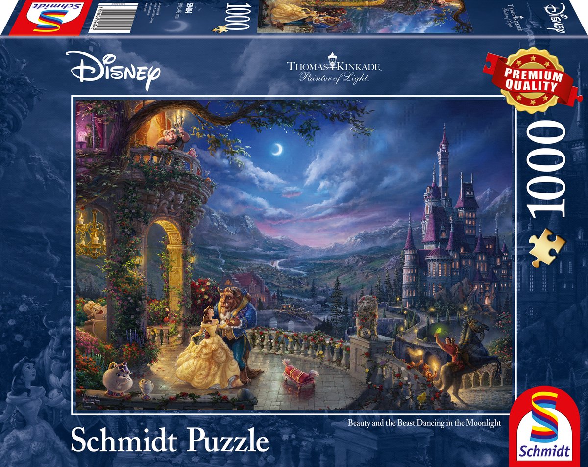 Schmidt Disney Puzzle La Belle et la Bête - 1000 pièces