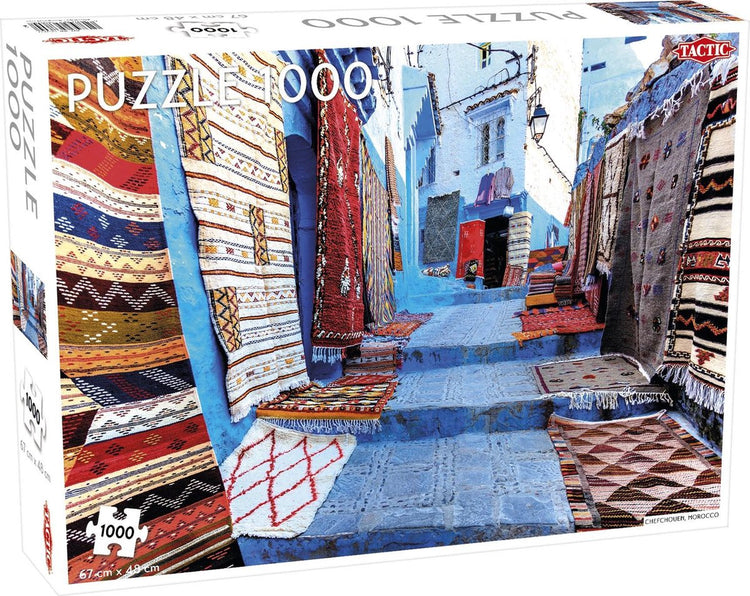 Puzzle tactique autour du monde : chefchouen maroc - 1000 pièces