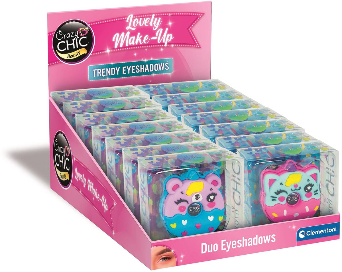 Clementoni Crazy Chic Feed Shadow Animaux Donut Blue Rose