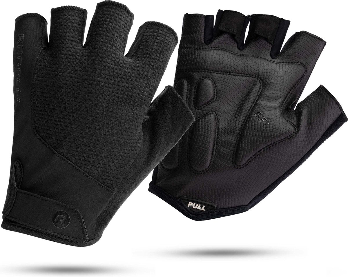Rogelli gants de cyclisme essentiels hommes - été - noir - s