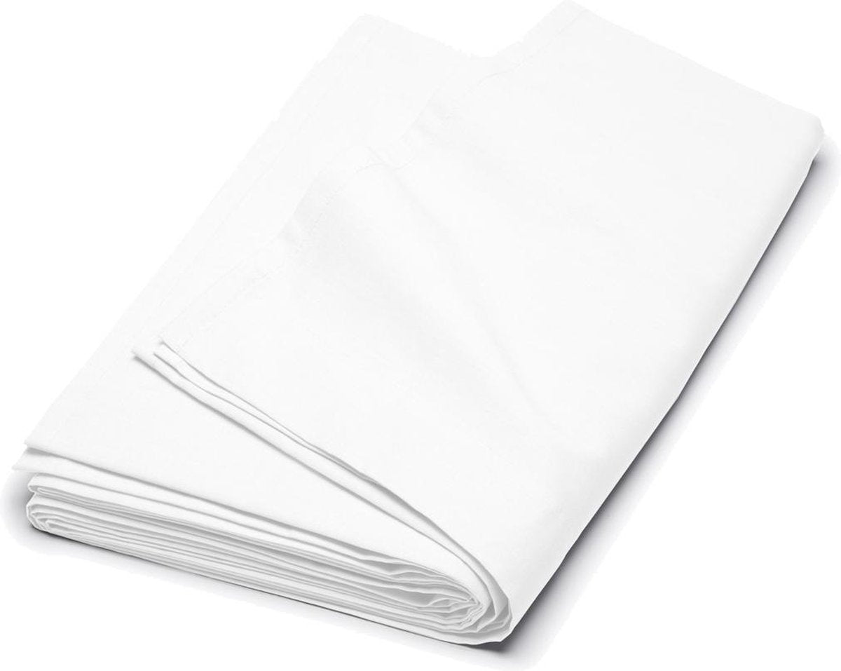Cendrillon - dimanches - drap - satin - 200x260 cm - blanc