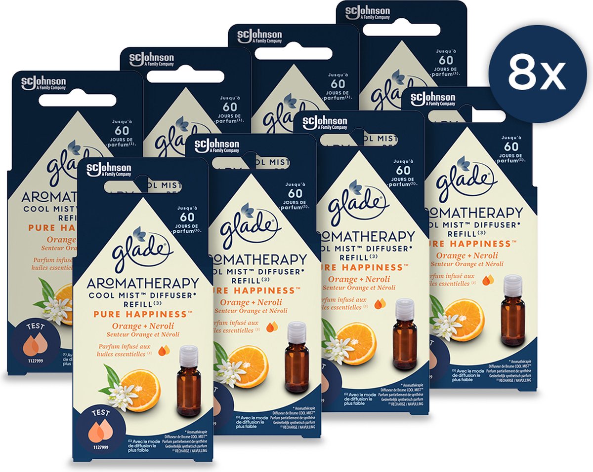 Recharge pour diffuseur de brume fraîche d'aromathérapie Glade pur bonheur