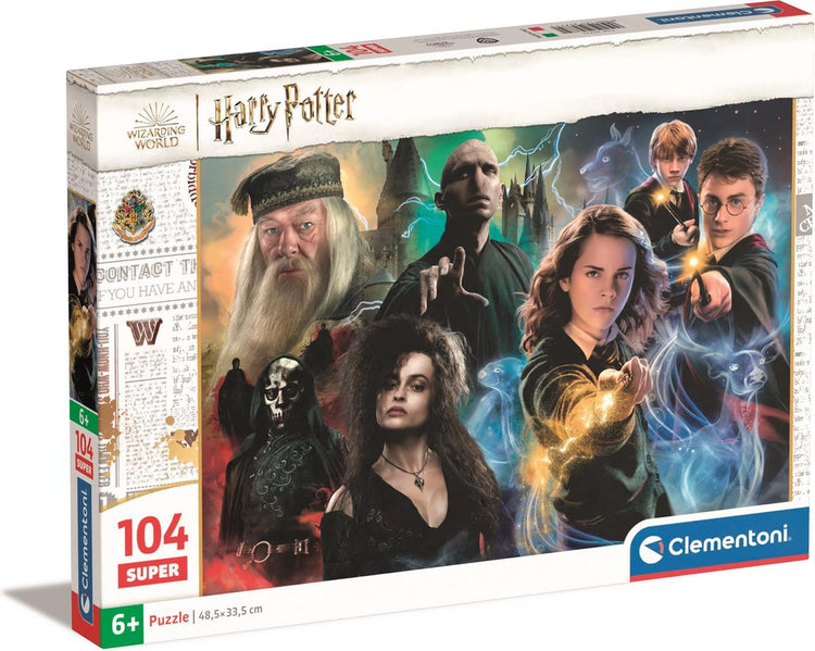 Clementoni - puzzle - 104 pièces - Harry Potter - puzzle pour enfants - à partir de 6 ans