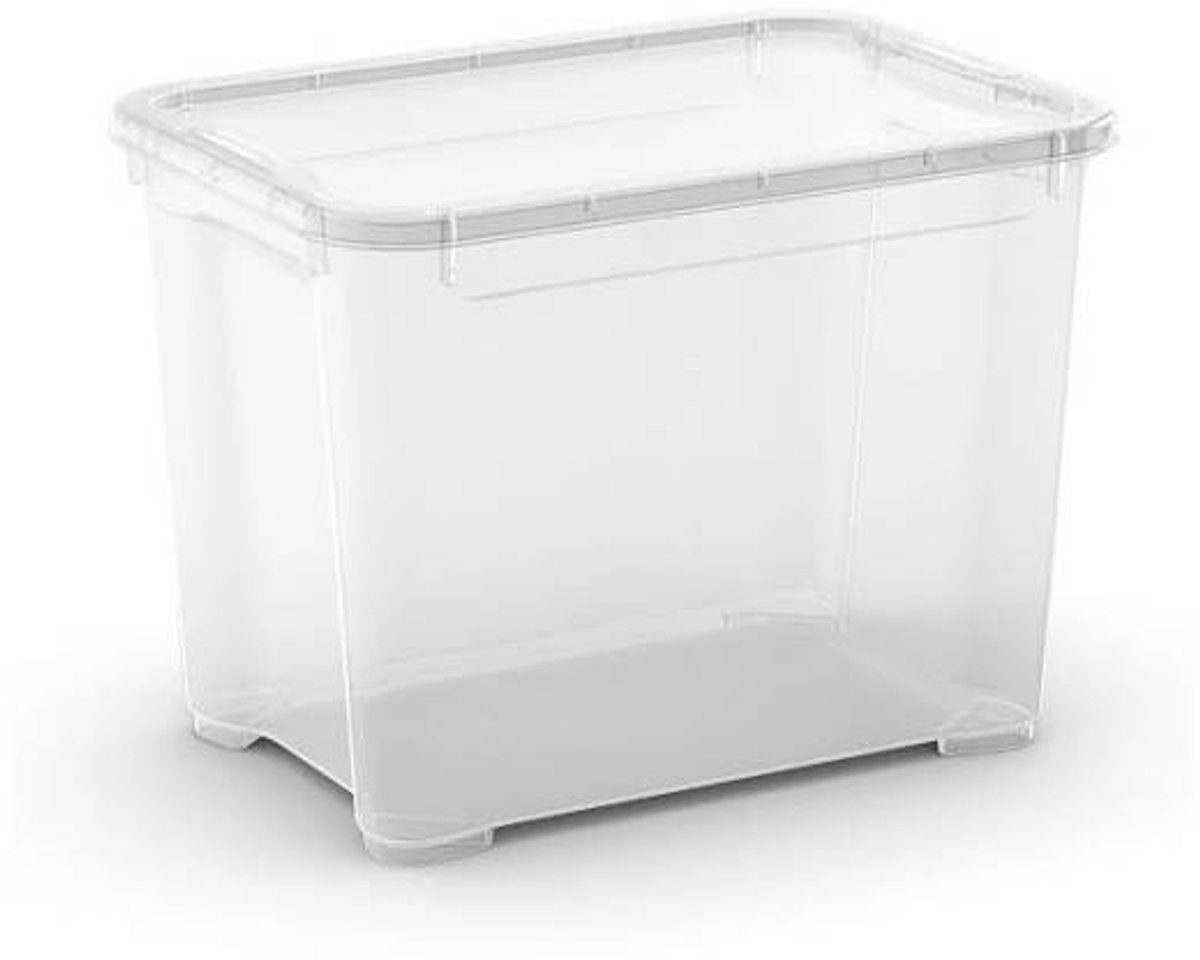 Curver t box - boîte de rangement - 20l - transparent - plastique