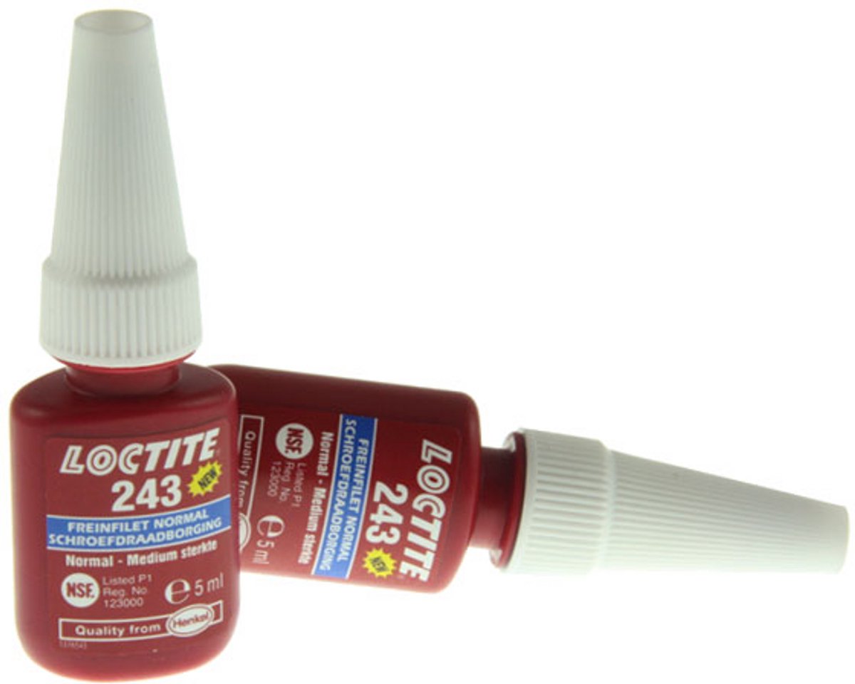 Loctite 243 agent de blocage moyen (bleu) 5ml