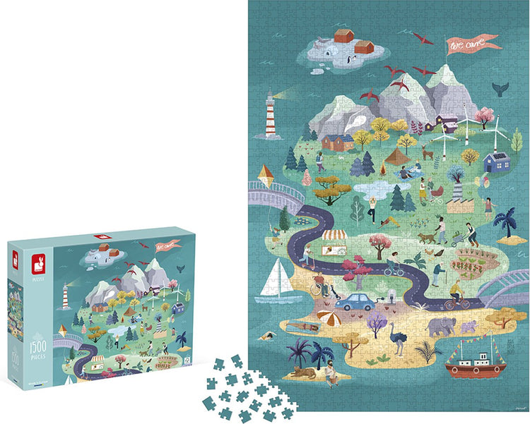 Janod - puzzle enfant - l'évasion - 1500 pièces