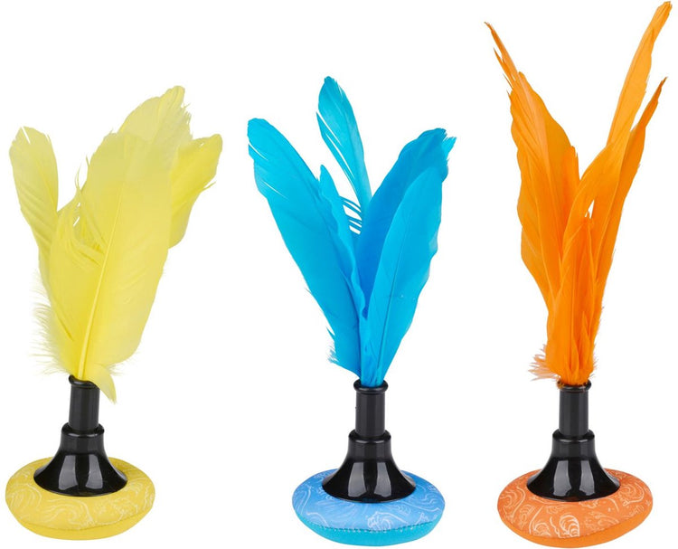 Eddy Toys jeu de navette à pied - foot badminton - jouets d'extérieur pour enfants - assortis
