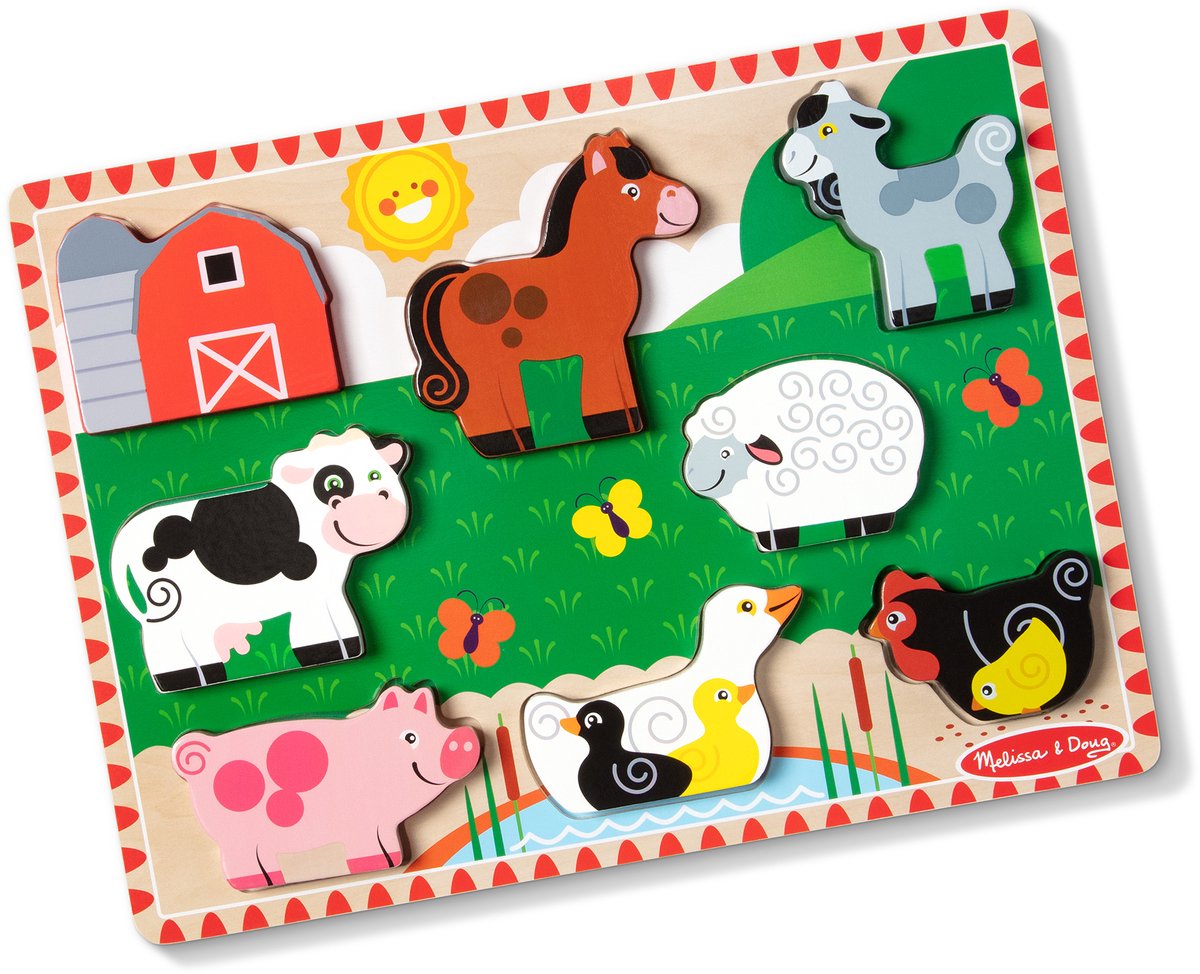 Melissa Doug – puzzle en bois – ferme