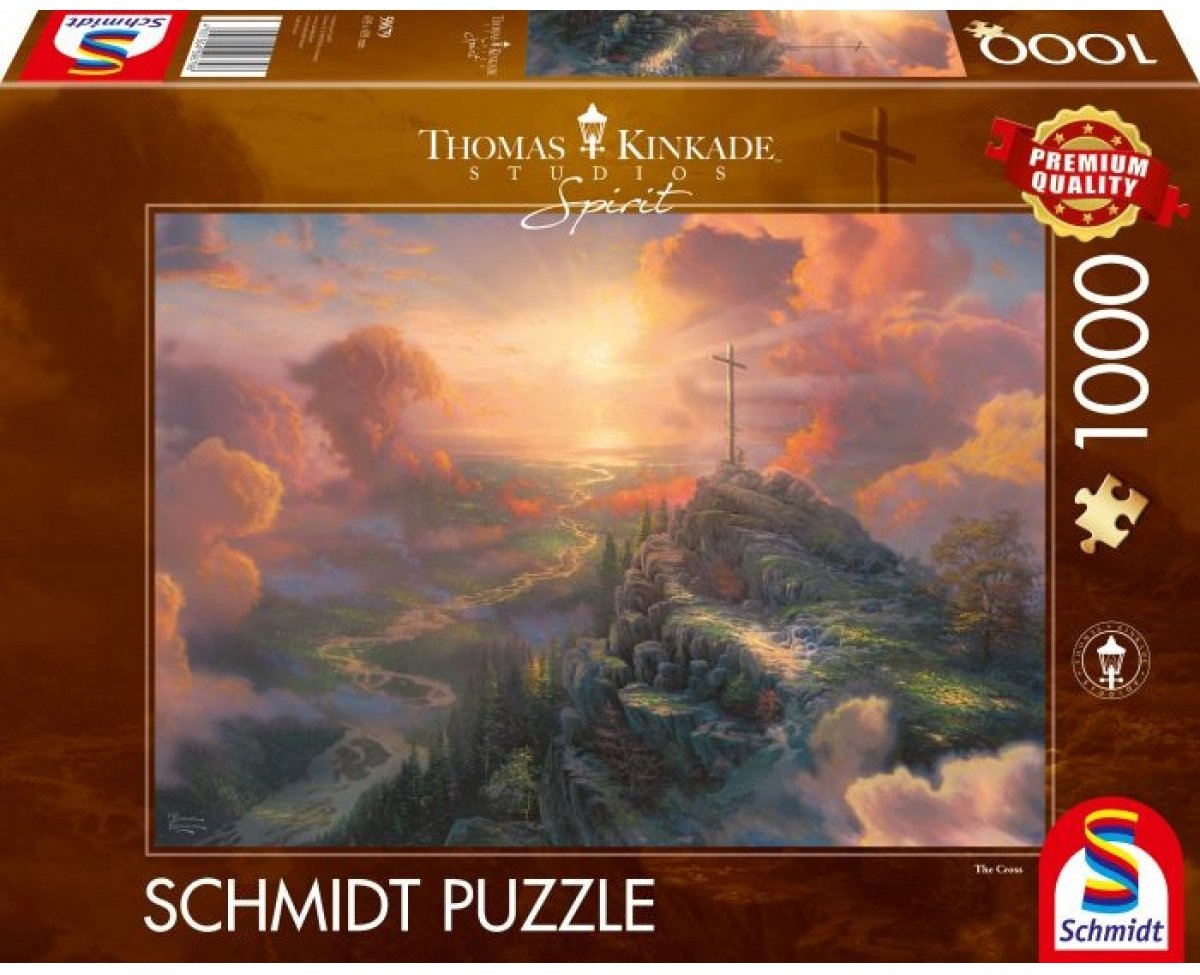 Schmidt puzzle Thomas Kinkade esprit la croix 1000 pièces d'art.