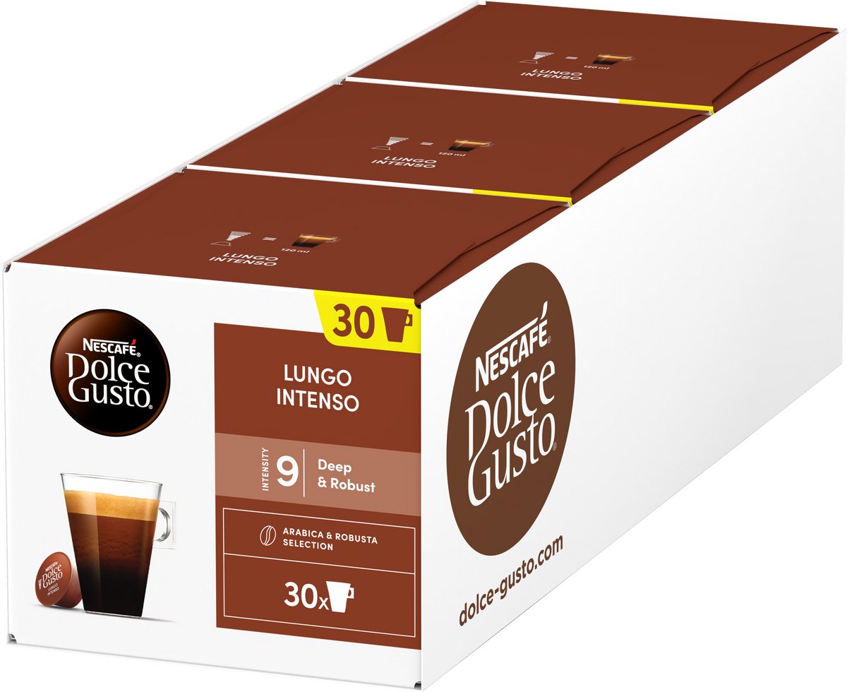 Nescafé® dolce gusto capsules nescafé dolce gusto longo intenso - 90 capsules de café pour 90 tasses de café