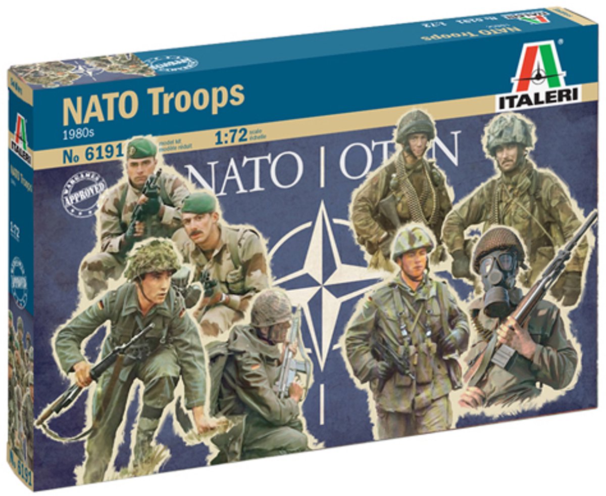 Diorama Italeri - 6191 troupes de l'OTAN années 1980 en plastique - 1:72 - modélisme