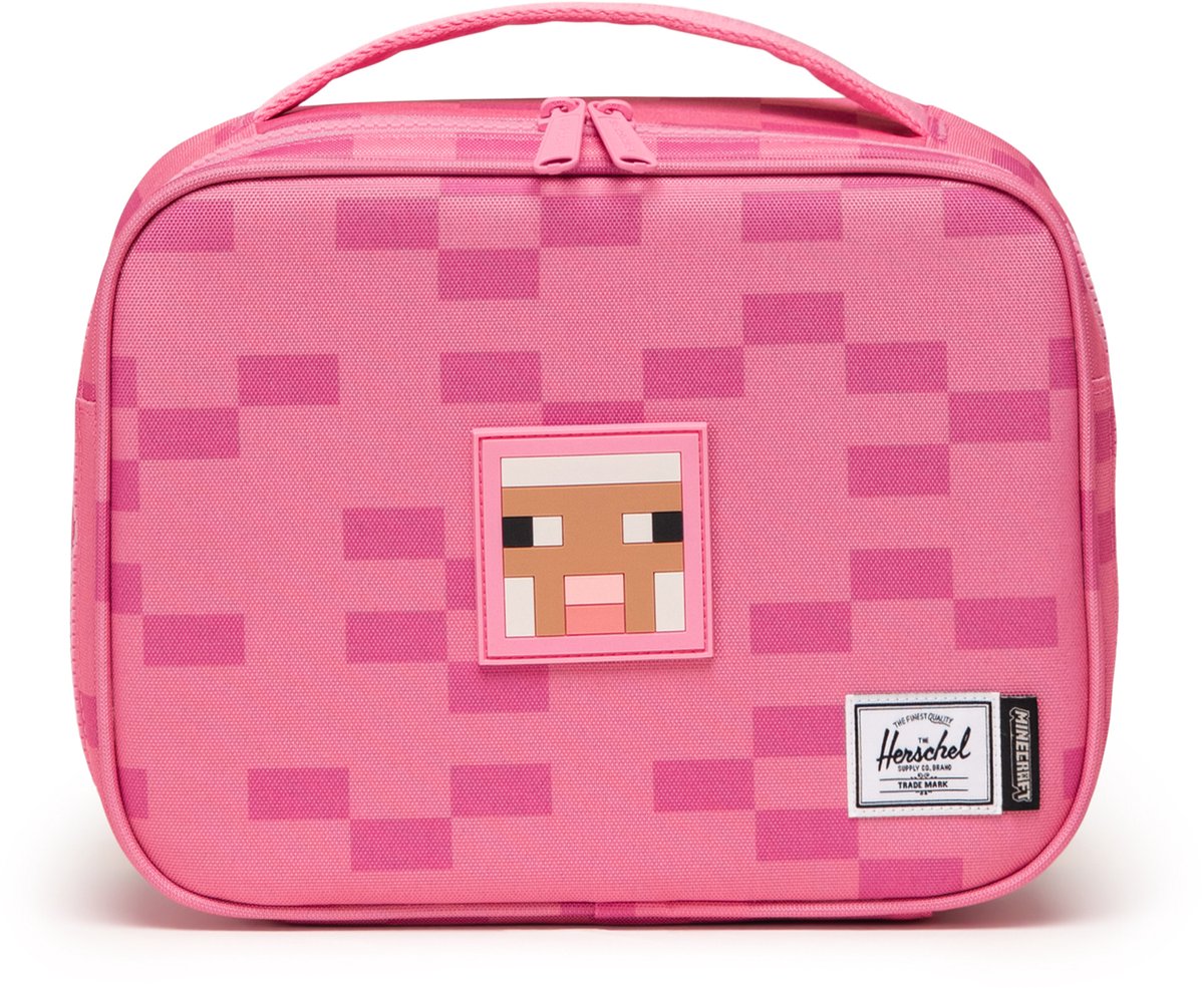 Herschel minecraft pop quiz boîte à lunch petit - mouton rose
