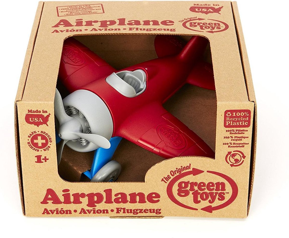 Jouets verts jouets verts en avion rouge