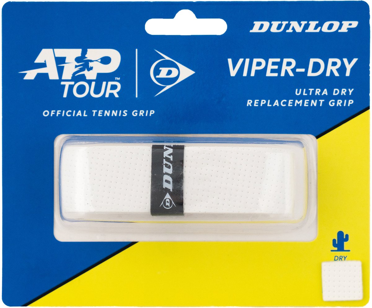 Dunlop atp viper-dry grip blanc 1pc