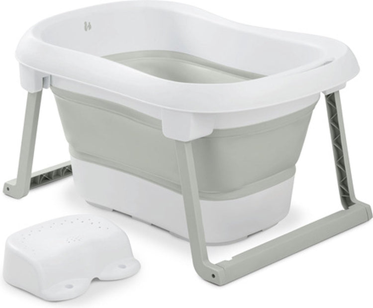 Hauck wash nfold l - baignoire bébé - pliable - blanc - sauge