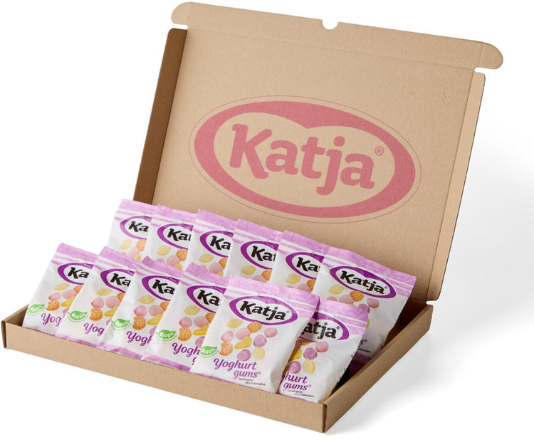 Gommes au yaourt Katja - bonbons mous - 12x 65g