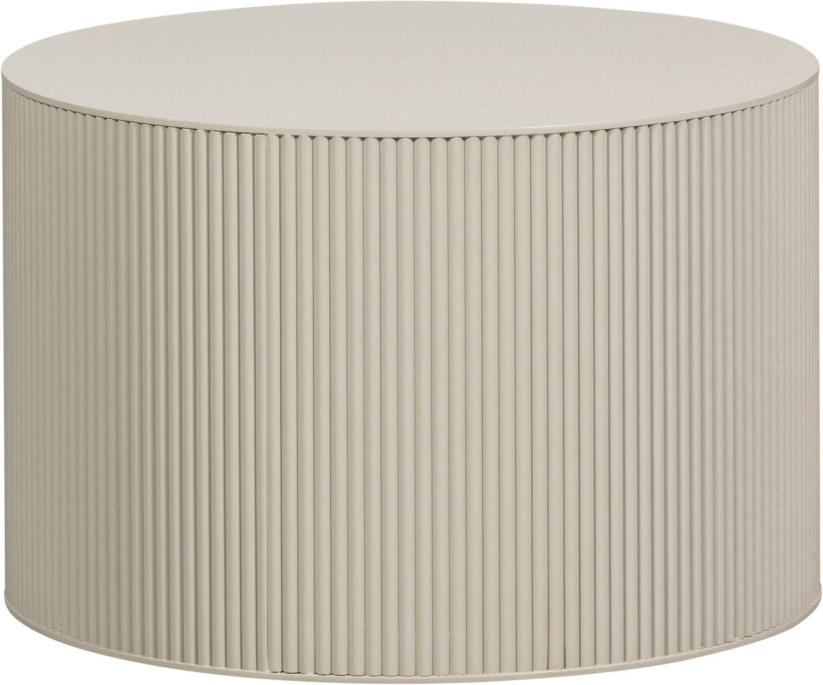 Table d'appoint Woood sanne - mdf - beige antique - 40x60x60