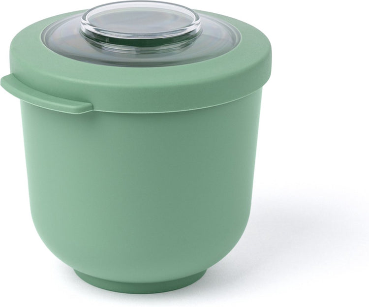 Amuse tylla sage lunch box - 500 ml - pot à lunch - récipient alimentaire étanche - bol à déjeuner pour les déplacements - tasse de yaourt à emporter - tasse à soupe sans BPA - vert