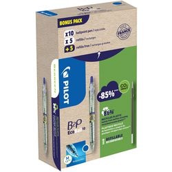 Stylo bille pilot 20 ligne bleu vert