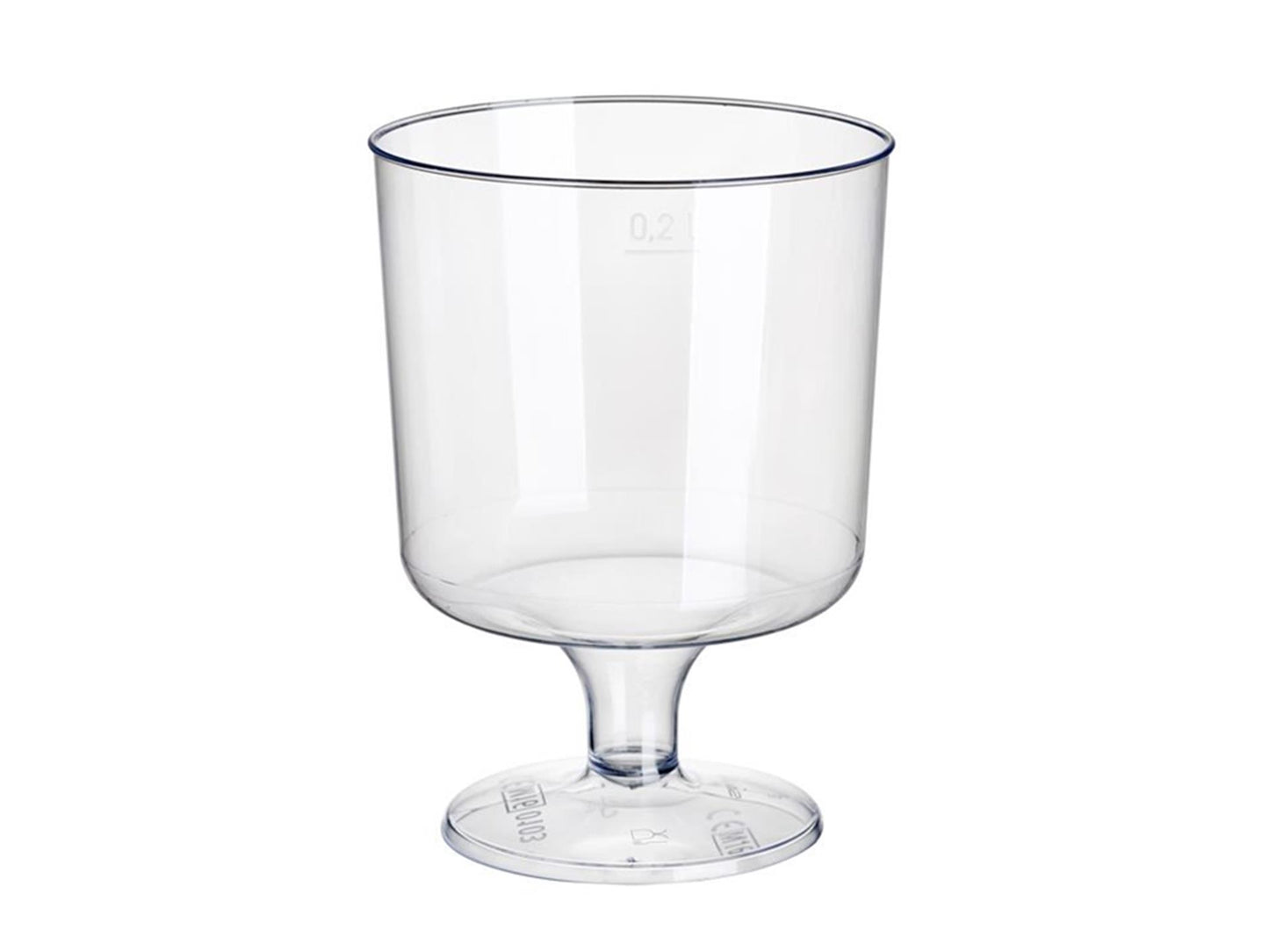 Verres à vin rouge Papstar 200ml transparents ps 10pcs