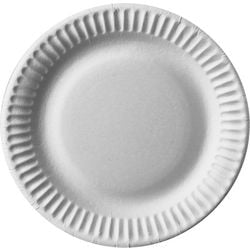 Assiettes en carton Papstar 19 cm blanches