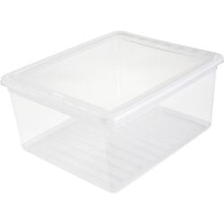 Garde-boîte de rangement 10577 18 l transparent