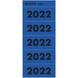 Etiquettes annuelles 2022 leitz bleu 100 pièces