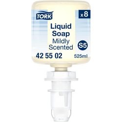 Recharge de savon pour les mains Tork S5 jaune clair 425502 8 pièces de 525 ml