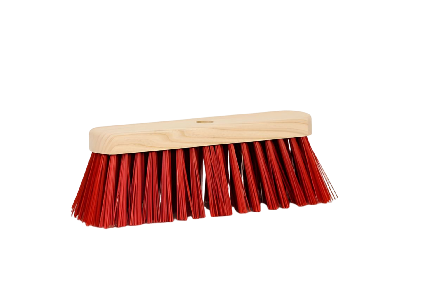 Luva balai de rue en bois fibre artificielle rouge 29cm