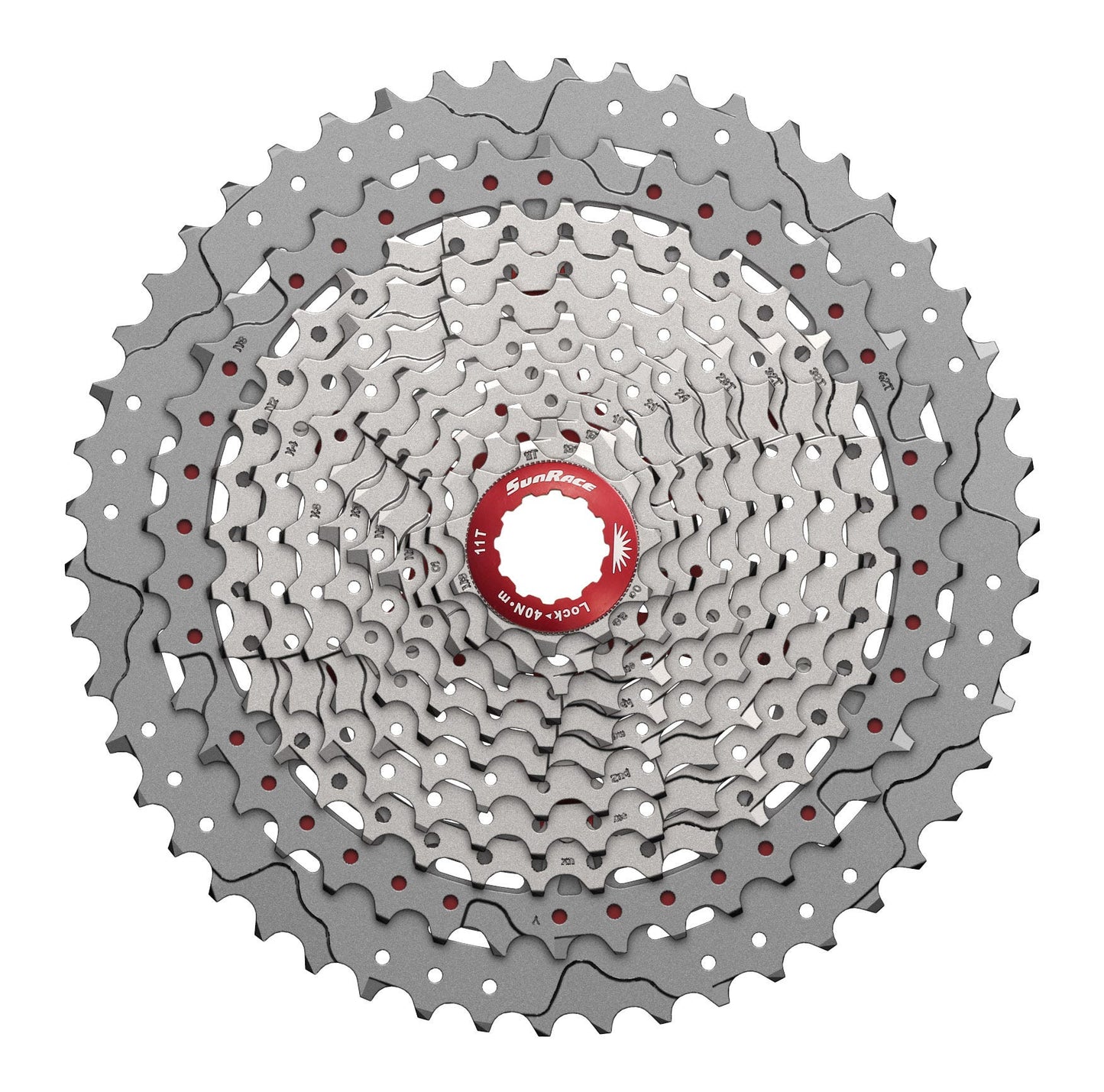 Sunrace cassette 11v 11 50 argent sa