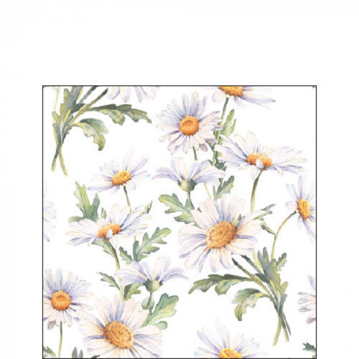 Serviette Ambiente belles marguerites 25cm