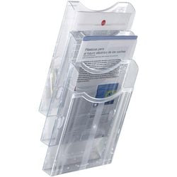Porte-brochure archivo 2000 6123 cs tp ps (polystyrène) transparent