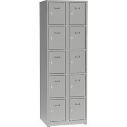 Armoire a82350.09 métal gris 500 mm x 600 mm x 1800 mm (p x l x h)