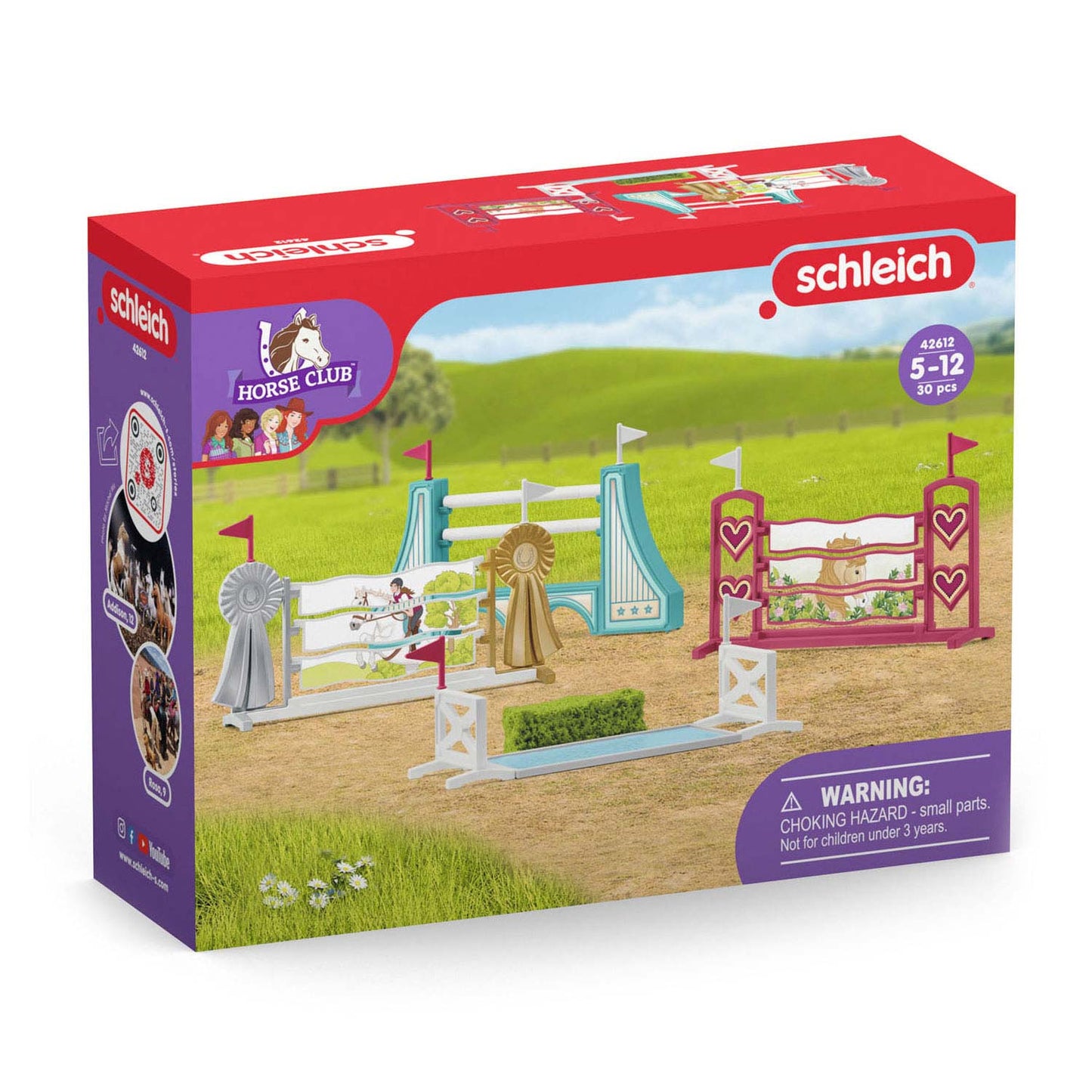 Accessoires de chevaux Schleich pour le parcours d'obstacle 42612