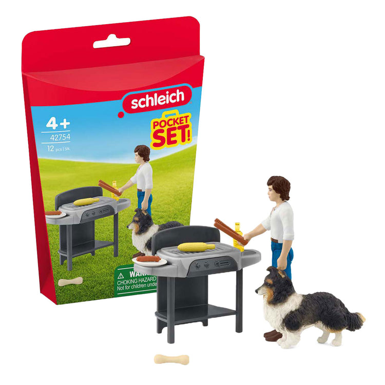 Barg à barbecue de Schleich Horse Club avec Tom - 42754