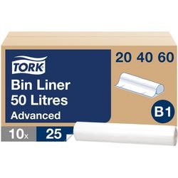 Sacs poubelle Tork Advanced 50 l transparents