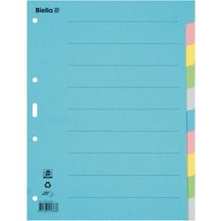 Assortiment de couleurs de carton biella d'onglets vierges