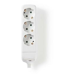 Nedis exso300f1wt multiprise blanc