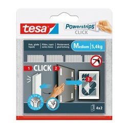 Tesa 1074193 - multiprises clic 4x2 m | 10 pièces