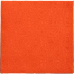 Serviettes papstar orange 32 x 32 cm 150 pièces