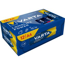 Piles varta longue durée de vie AA 12 pièces