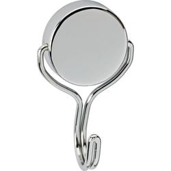 Aimant Maul rond 1 pièce 30 kg acier métal néodyme avec crochets 7,7 x 4,6 x 2,8 cm argent