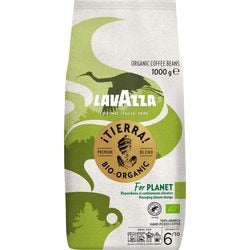 Café en grains Lavazza tierra for planet - grains de café 100% arabica bio - intensité 6 10 - 1 kg - nl-bio-01