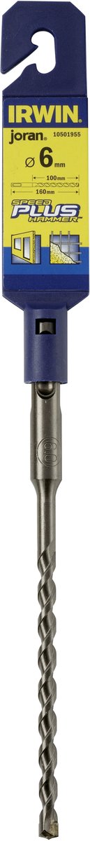 Perceuse à percussion Irwin sds-plus - 6 x 160 mm